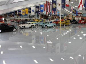 Showroom epoxy floor