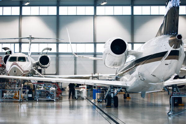 high quality hangar flooring in aerospace